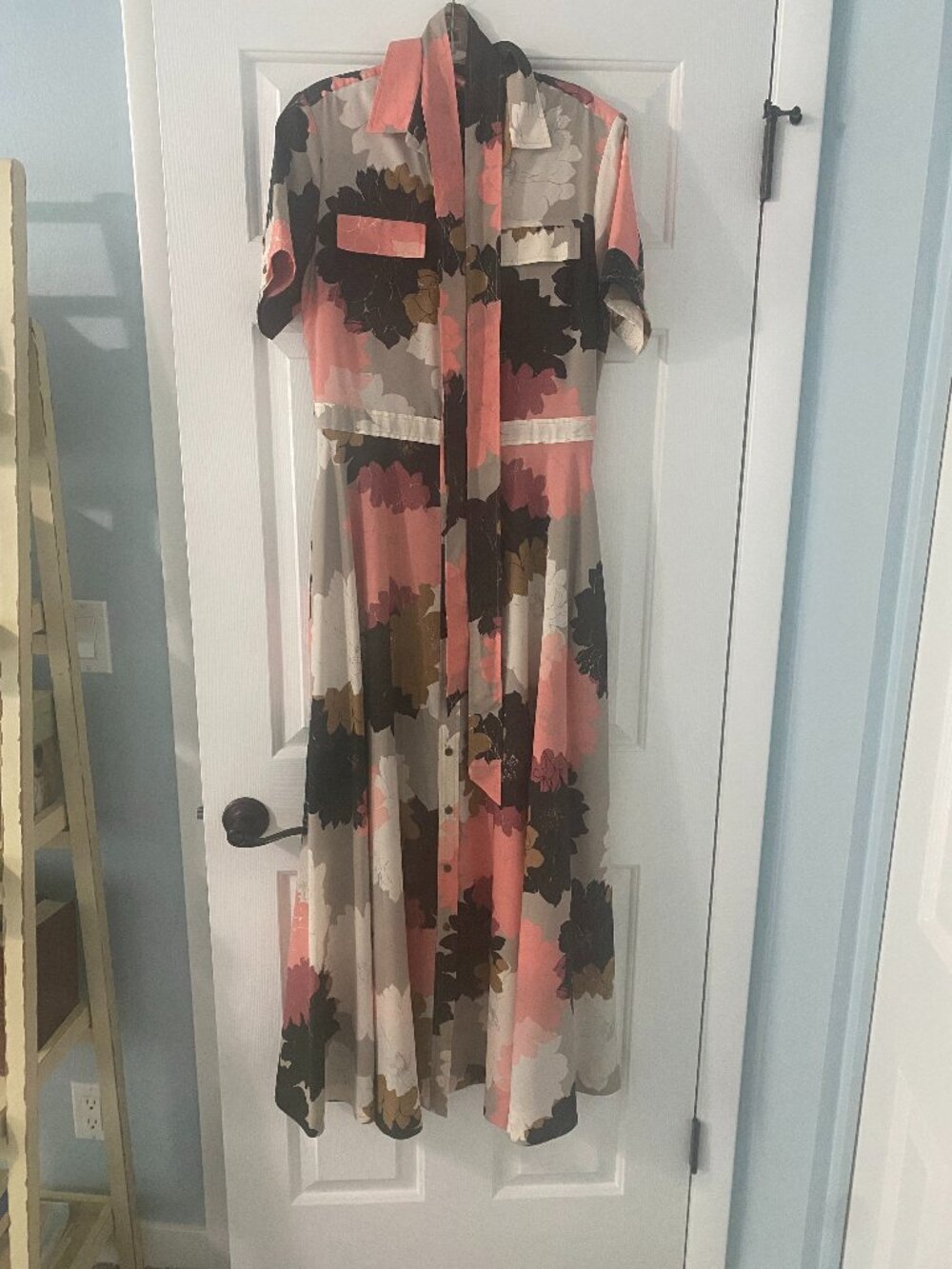 Banana Republic Size 6 Floral Print Maxi Dress
